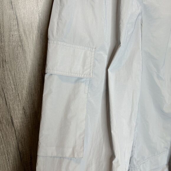 Tibi Jogger Pants Large Pockets Ankle Zippers Light Gray Color Size XS - Picture 3 of 10